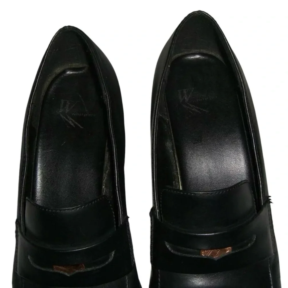 White Mountain Loafers Vintage 90's Black Penny Chunky y2k Bratz Preppy Academia